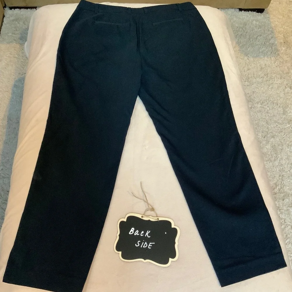 Jones New York Blue 12 Gracie Ankle Officecore Cottagecore Coastal Monochrome